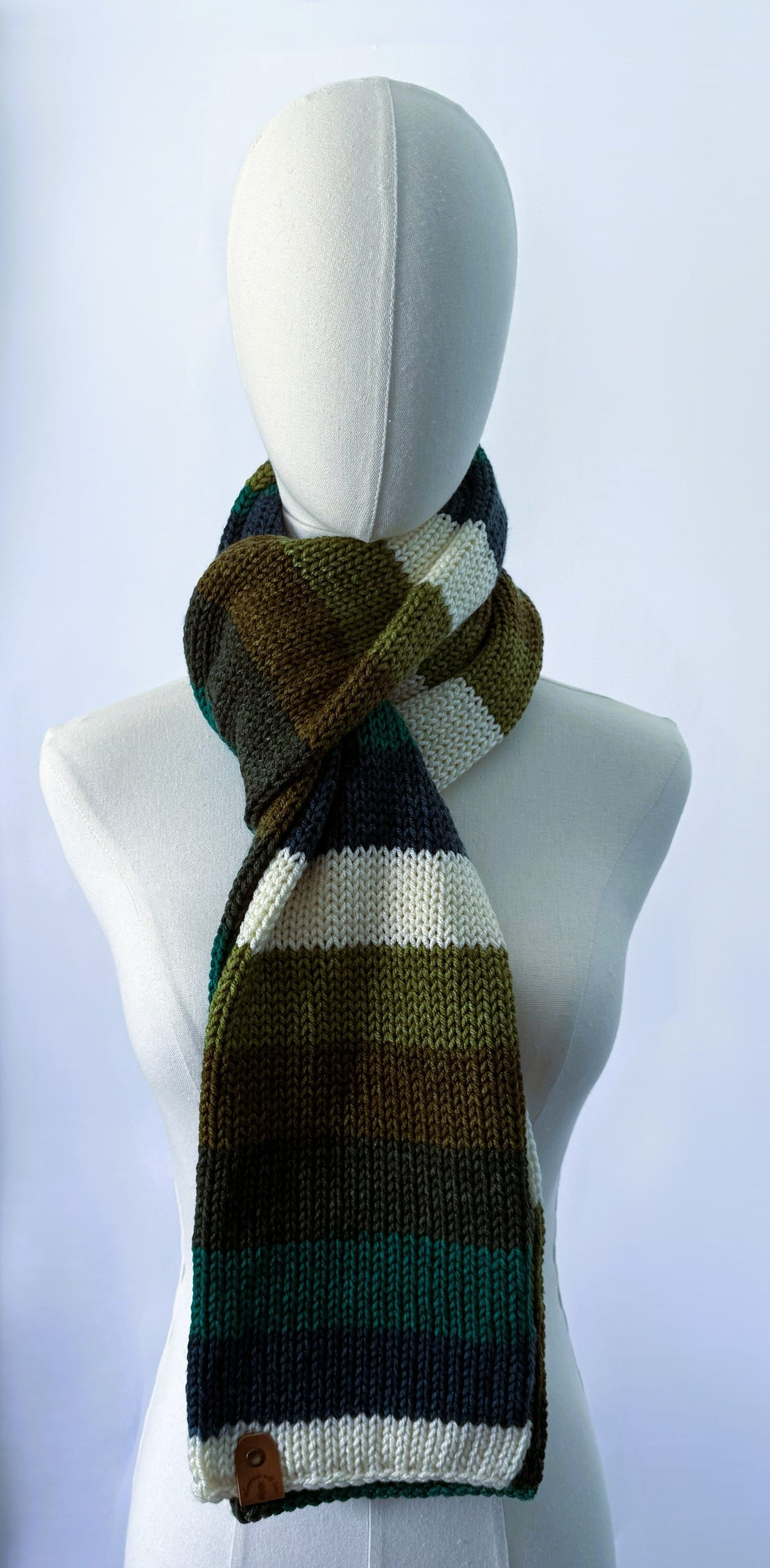 Colorful and Soft Handmade Scarf ,Anti-Pilling Acrylic . Cozy Winter Accessory.