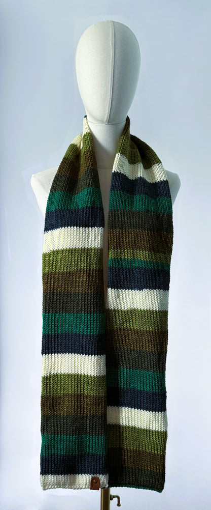 Colorful and Soft Handmade Scarf ,Anti-Pilling Acrylic . Cozy Winter Accessory.