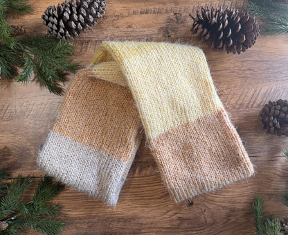 Ultra Soft Fuzzy Infinity Scarf ,Cozy Unisex Knit Neck Warmer ,Handmade Winter Scarf.